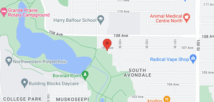 map of 11413 107 Avenue
